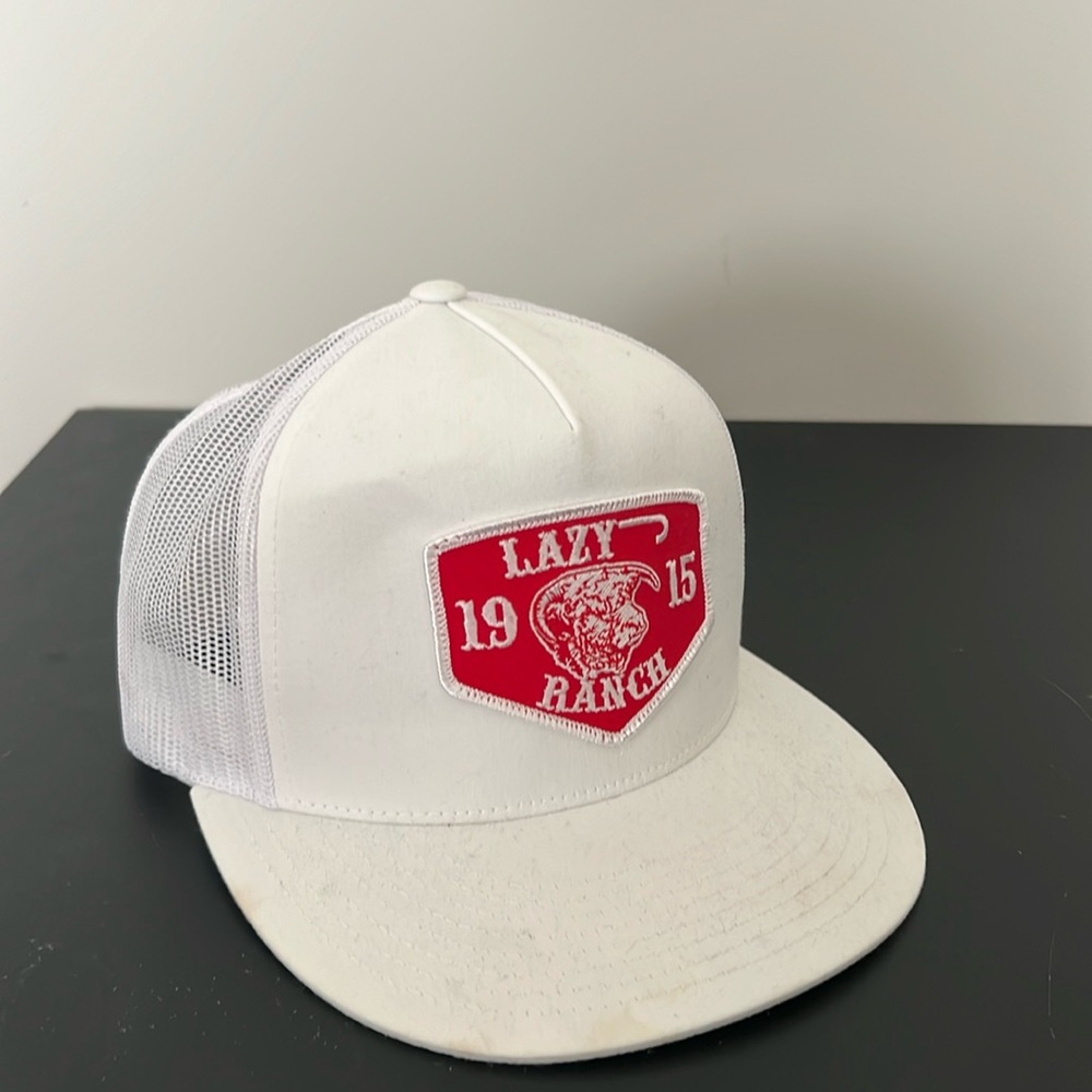 Lazy Ranch Men’s white hat